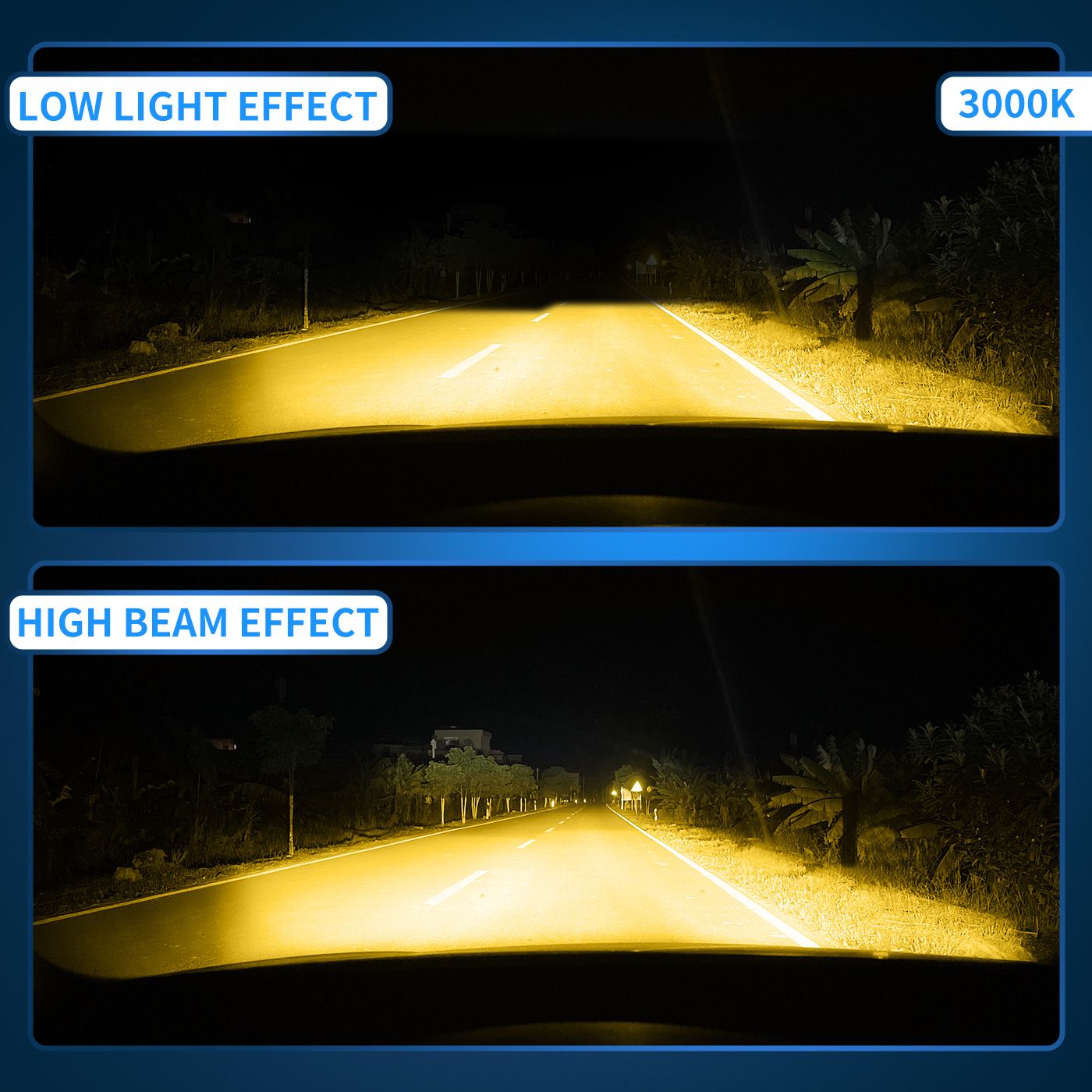 M7T 3 Color Temperature LED Headlight