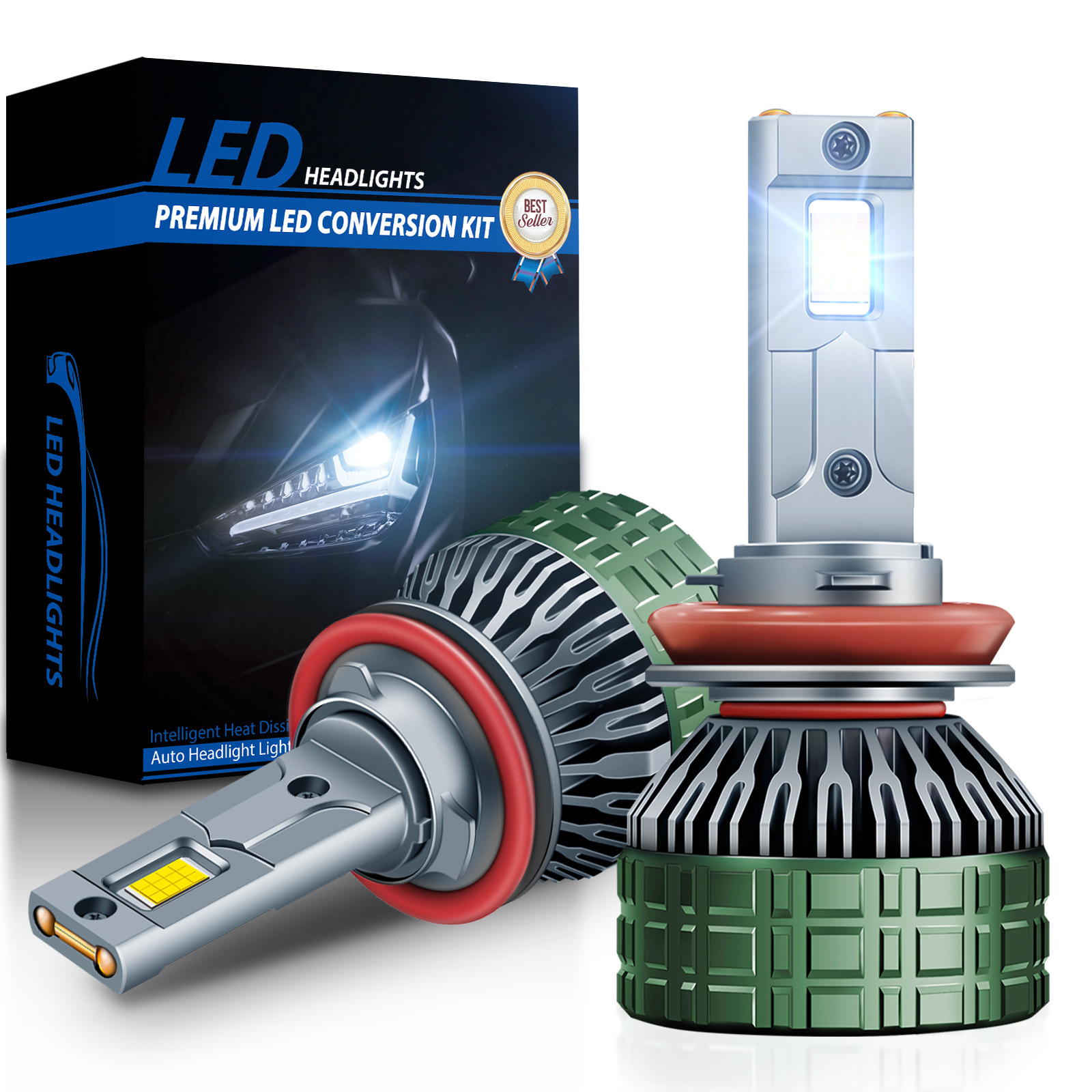 M85 LED Headlight Bulb H7/H4/H