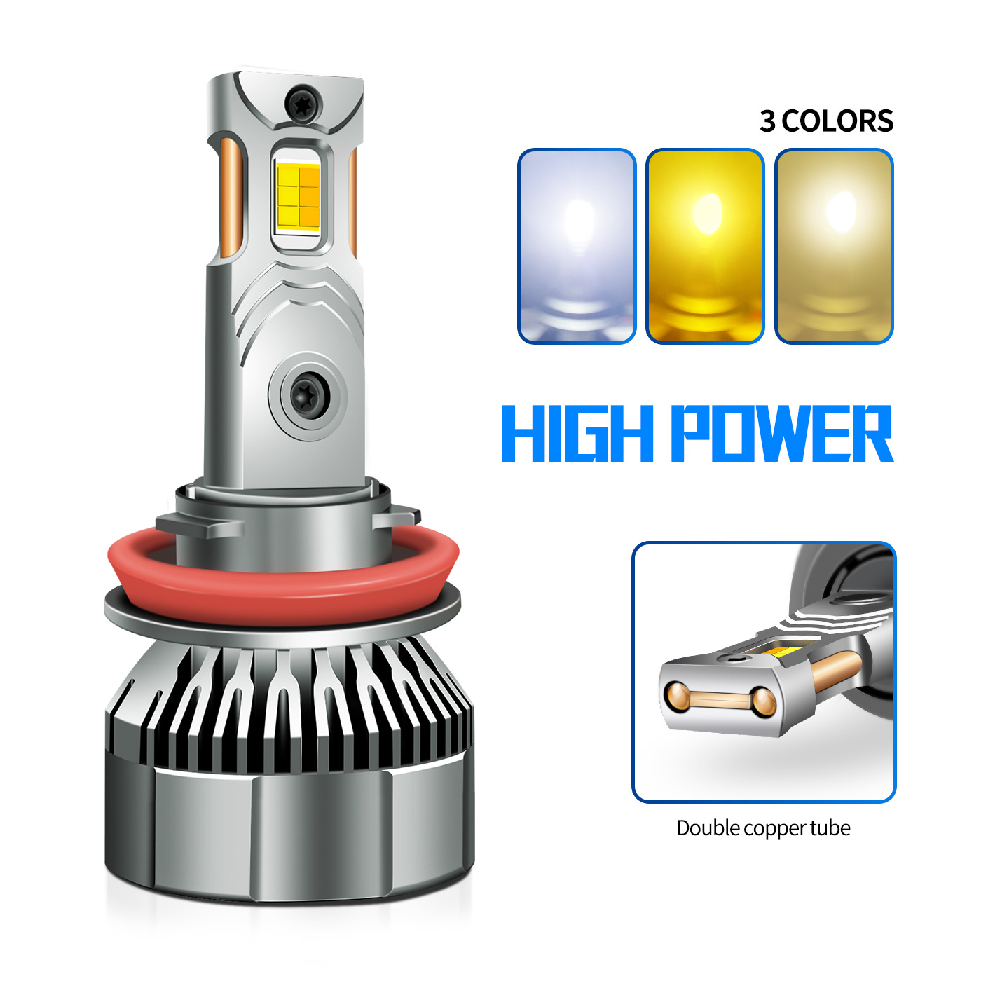 M7T 3 Color Temperature LED He