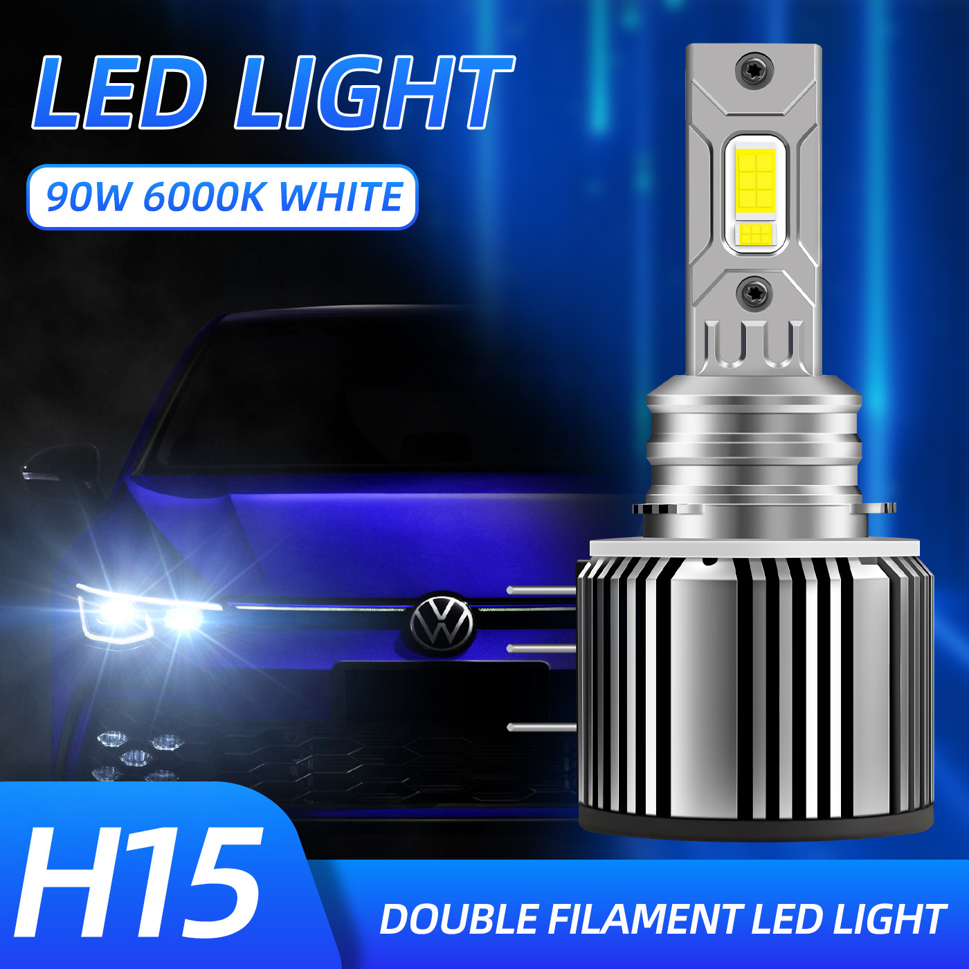 M8-H15 LED Headlight Bulbs