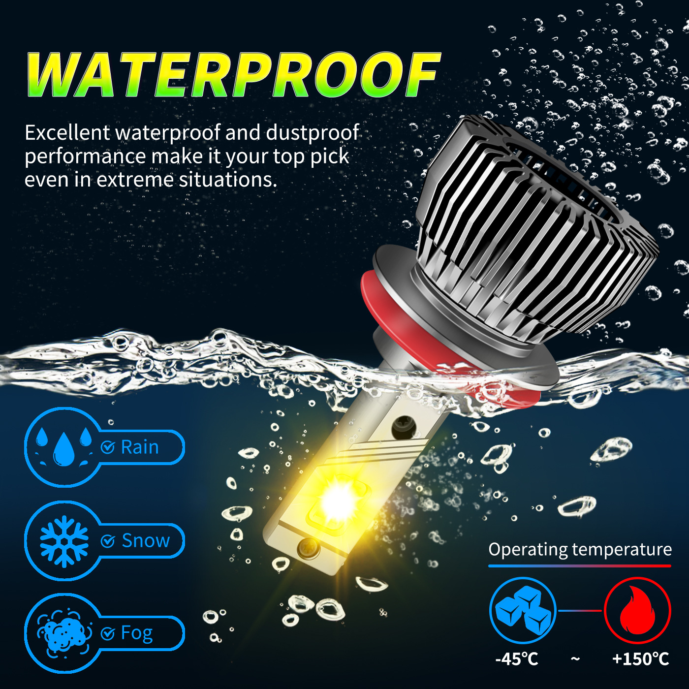 M6L LED Headlight Bulbs