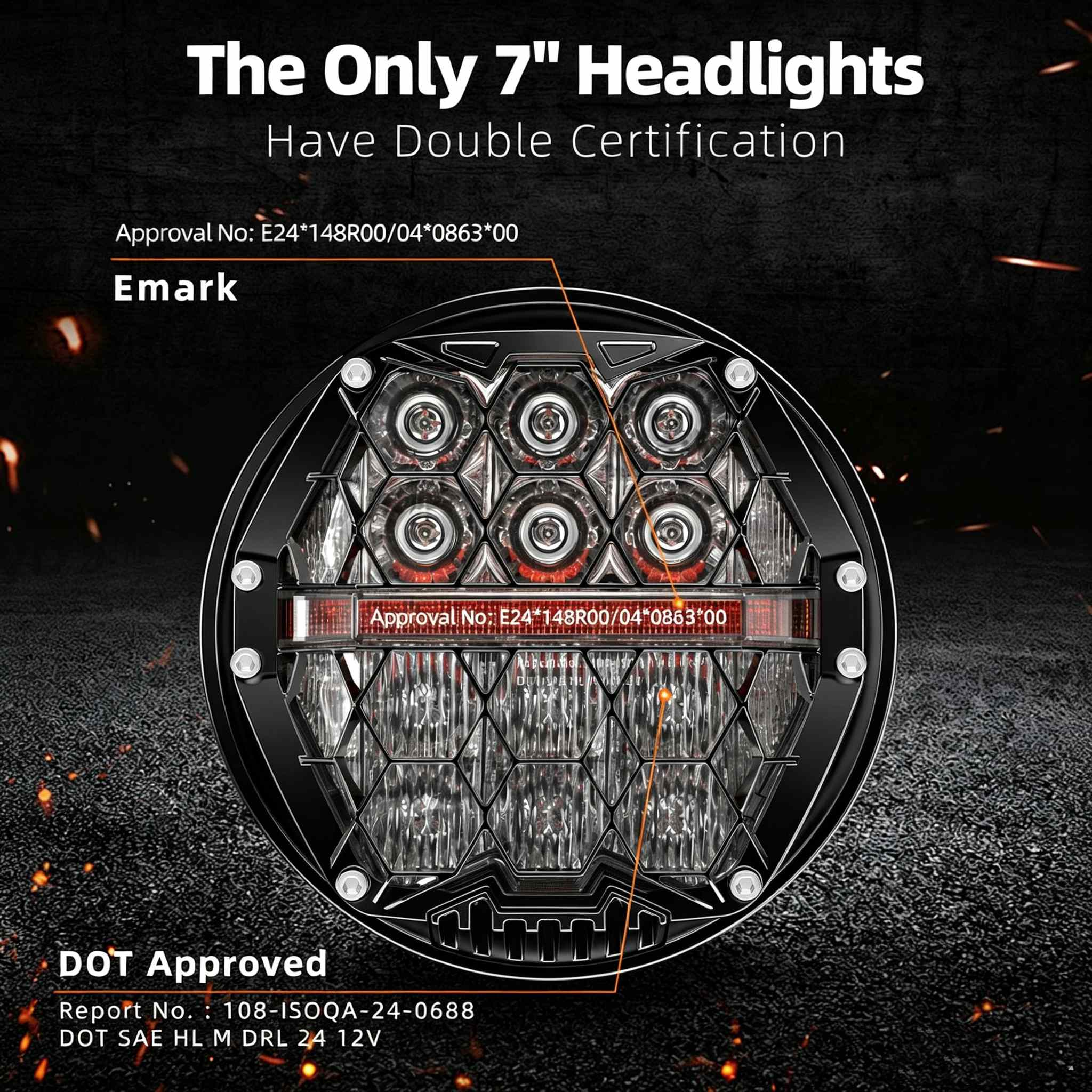 7 Inch LED Headlight LYHC7-001 