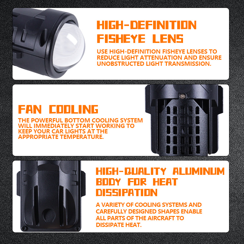 2Inch 3Colors F2C Fog Light