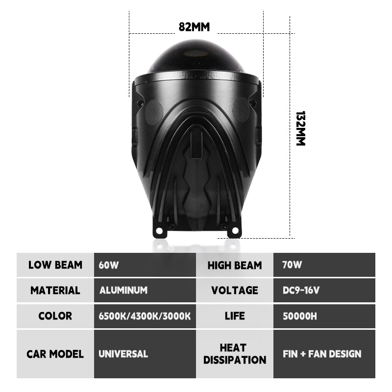 F3 3Inch 3Colors Fog Light