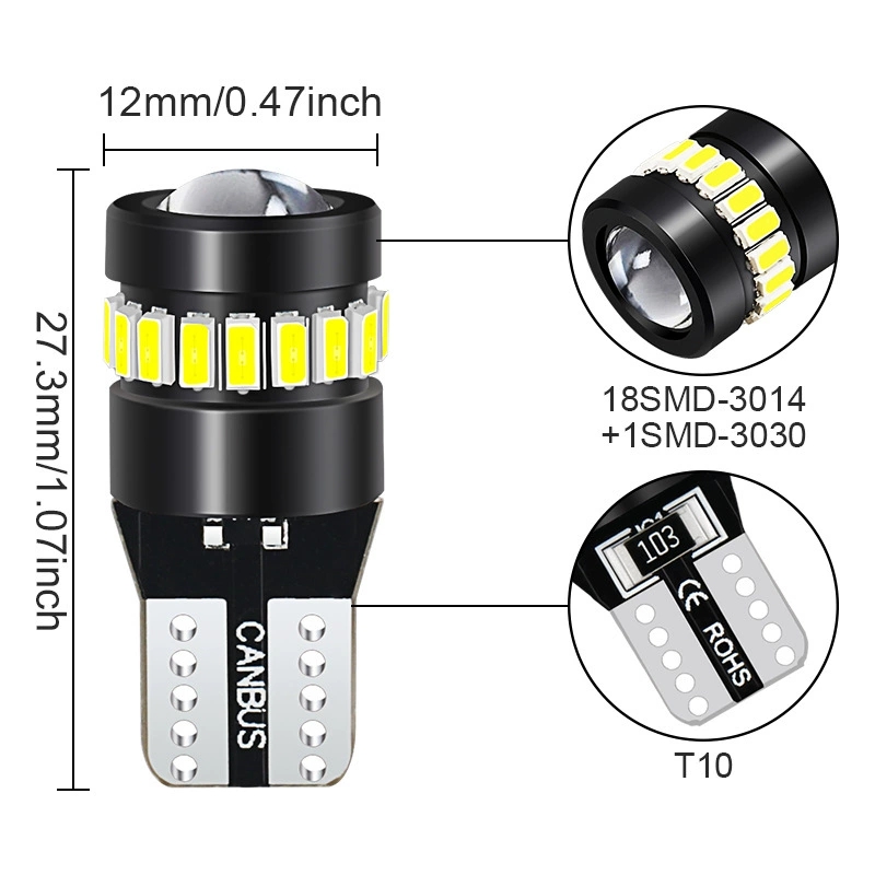 T10  LED  Bulbs CANBUS