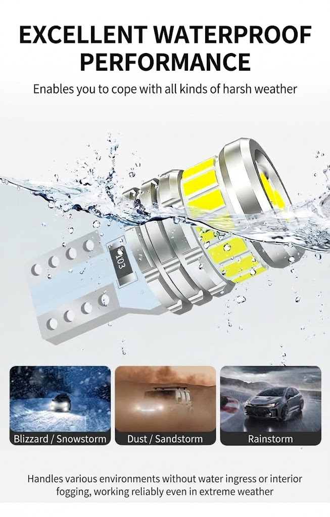T10 LED Bulb CANBUS