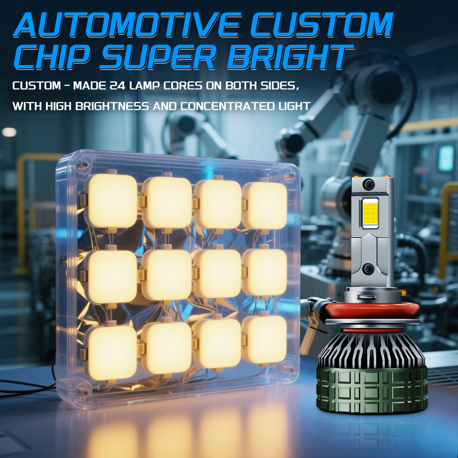 High Power LED Headlight H7/H4/H1(图3) High Power LED Headlight H7/H4/H1(图3)