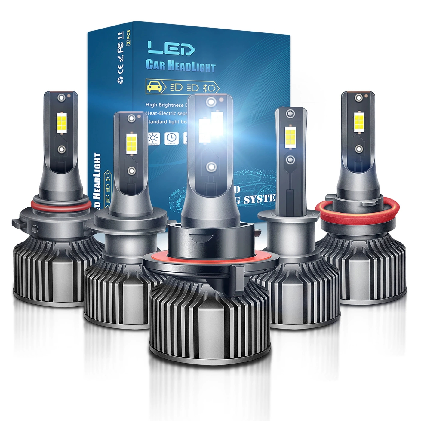 A8 Colorful LED headlights(图1)
