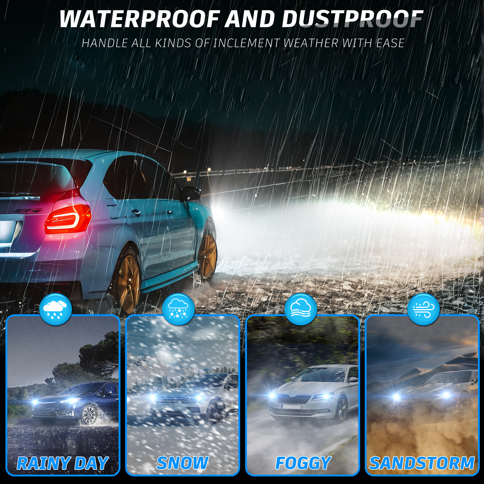 V4 LED Headlight Bulbs H7(图3) V4 LED Headlight Bulbs H7(图3)